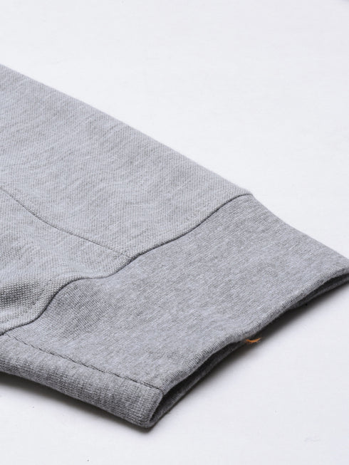 Grey Solid Track Pant